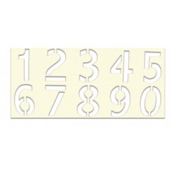 POCHOIR SOPPEC LETTRE 0 À 9 EN PVC 1MM D'ÉPAISSEUR RÉUTILISABLE -451722 1 POCHOIR SOPPEC LETTRE 0 À 9 EN PVC 1MM D'ÉPAISSEUR RÉUTILISABLE -451722