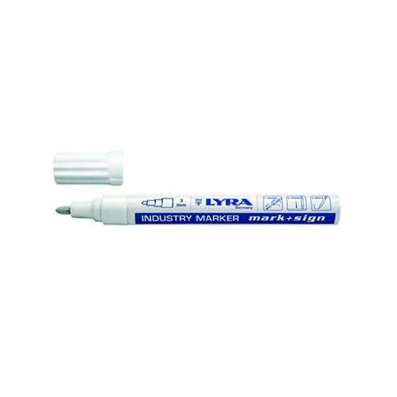 Marqueur Peinture Laquée Blanc En Boite De 10 LYRA MARK + SIGN - OMYACOLOR- 4040001 1 Marqueur Peinture Laquée Blanc En Boite De 10 LYRA MARK + SIGN - OMYACOLOR- 4040001