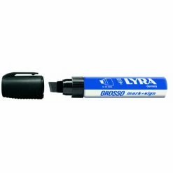 MARQUEUR PERMANENT LYRA GROSSO NOIR MARK+SIGN POINTE BISEAUTÉE 4-12 MM - BOÎTE DE 10 - 4030099