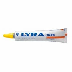 MARQUEUR À BILLE LYRA PEINTURE INDÉLÉBILE LYRA MARK JAUNE - OMYACOLOR-4150007