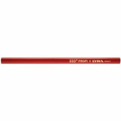 CRAYON DE CHARPENTIER LYRA ROUGE 30 CM BOITE DE 12 - 4333101