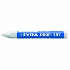 CRAIE DE MARQUAGE LYRA FORESTIÉRE BLANCHE À L'HUILE EN BOÎTE DE 12 - QUALITÉ PRO 797 - 4870001