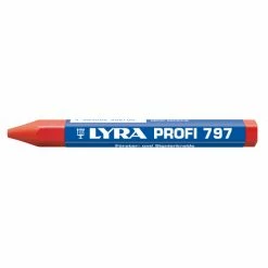 CRAIE DE MARQUAGE LYRA FORESTIÉRE ROUGE À L'HUILE EN BOÎTE DE 12 - QUALITÉ PRO 797 - 4870017