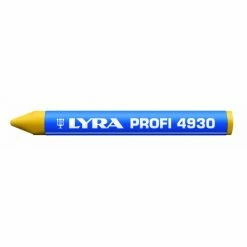 CRAIE DE MARQUAGE LYRA À LA CIRE JAUNE EN BOITE DE 12 PROFI 4930 -4930007