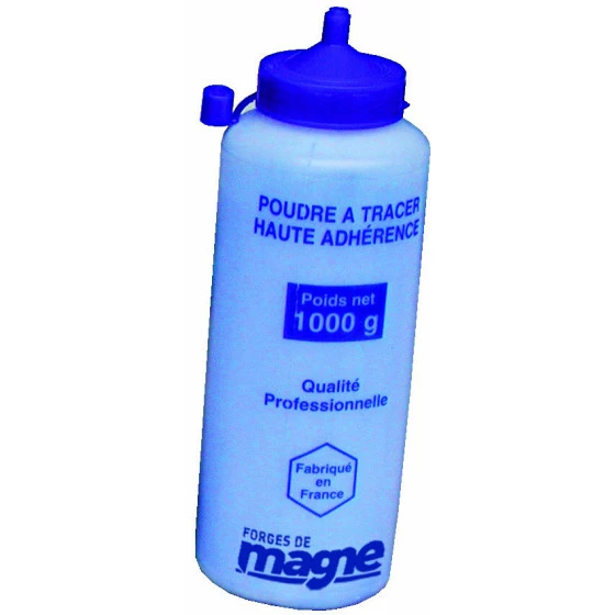 POUDRE À TRACER BLEUE (FLACON DE 1000GR) HAUTE ADHERENCE FORGES DE MAGNE - 388026 1 POUDRE À TRACER BLEUE (FLACON DE 1000GR) HAUTE ADHERENCE FORGES DE MAGNE - 388026