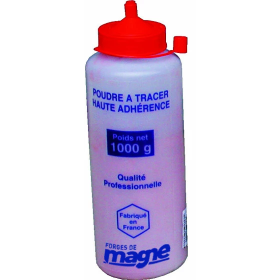 POUDRE À TRACER ROUGE (FLACON DE 1000GR) HAUTE ADHERENCE FORGES DE MAGNE - 388029 1 POUDRE À TRACER ROUGE (FLACON DE 1000GR) HAUTE ADHERENCE FORGES DE MAGNE - 388029