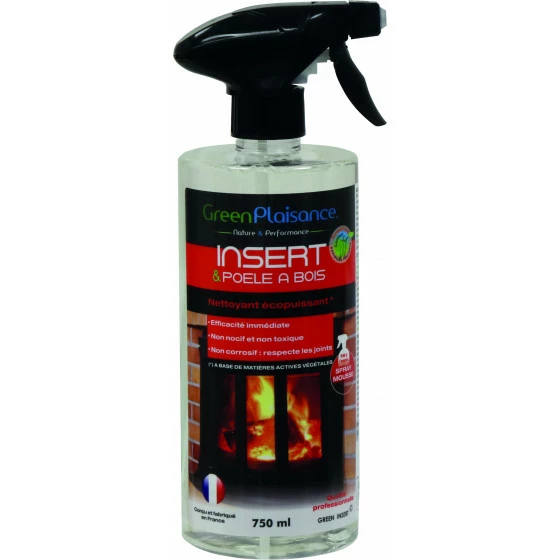 Nettoyant Ecopuissant Pour Insert Et Poele A Bois 750ml GREEN PLAISANCE - 09952 1 Nettoyant Ecopuissant Pour Insert Et Poele A Bois 750ml GREEN PLAISANCE - 09952