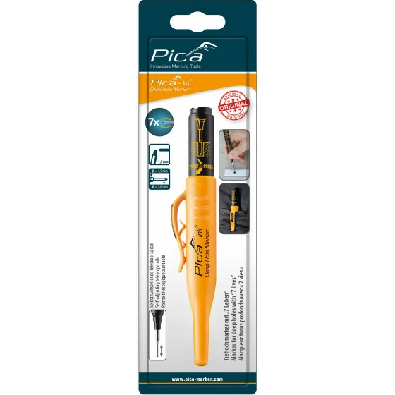 Marqueurs Trous Profonds Pica Ink Noir PICA - 15046 3 Marqueurs Trous Profonds Pica Ink Noir PICA - 15046 – Image 3