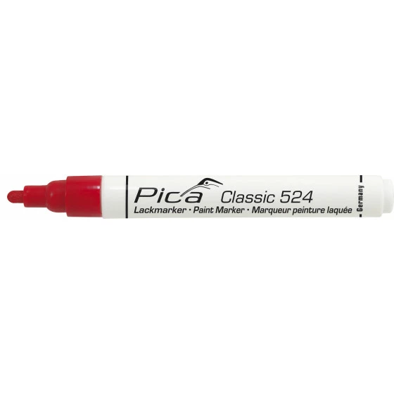 Marqueur Pica Classic 524 Industry Paint Marker Rouge PICA - 52440 1 Marqueur Pica Classic 524 Industry Paint Marker Rouge PICA - 52440