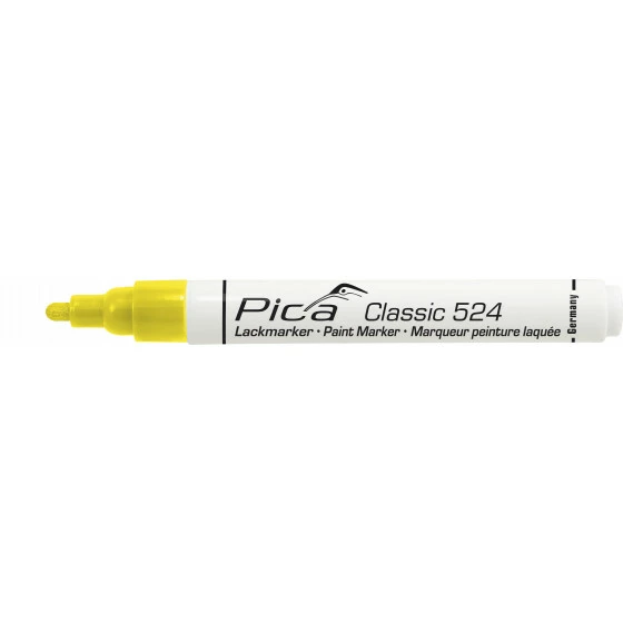 Marqueur Pica Classic 524 Industry Paint Marker Jaune PICA - 52444 1 Marqueur Pica Classic 524 Industry Paint Marker Jaune PICA - 52444