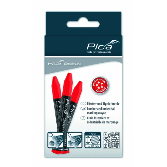Craie Forestière Pica Classic Pro Rouge PICA - 59040 1 Craie Forestière Pica Classic Pro Rouge PICA - 59040
