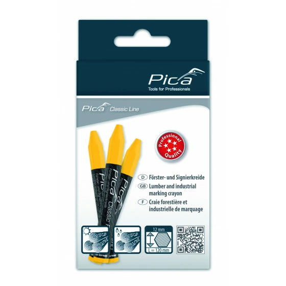 Craie Forestière Pica Classic Pro Jaune PICA - 59044 1 Craie Forestière Pica Classic Pro Jaune PICA - 59044