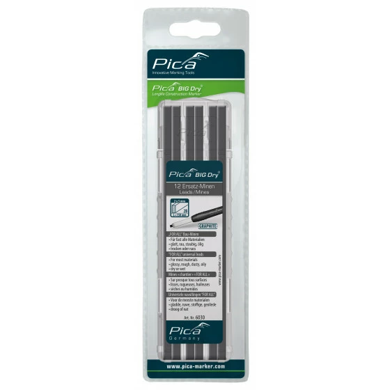Etui De 12 Mines Pica Big Dry For All PICA - 6030 3 Etui De 12 Mines Pica Big Dry For All PICA - 6030 – Image 3