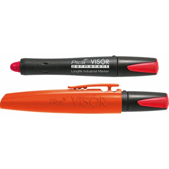 Marqueur Permanent Visor Pica Industrial Marker Fluo - Rouge PICA - 99040 2 Marqueur Permanent Visor Pica Industrial Marker Fluo - Rouge PICA - 99040 – Image 2