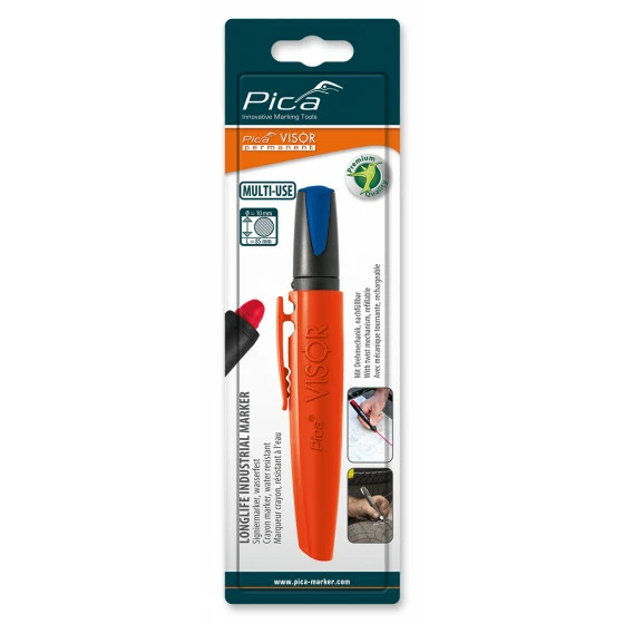 Marqueur Permanent Visor Pica Industrial Marker Fluo - Bleu PICA - 99041 1 Marqueur Permanent Visor Pica Industrial Marker Fluo - Bleu PICA - 99041