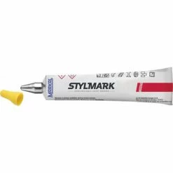 Tube Marqueur A Bille Indelebile Toutes Surfaces Jaune MARKAL - 11634