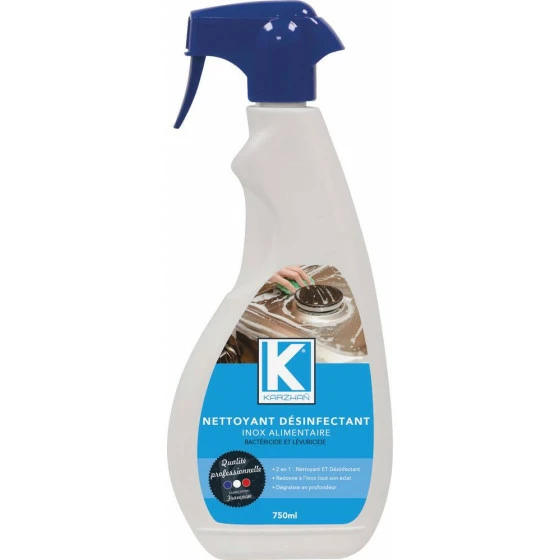 Désinfectant Et Nettoyant Spécial Inox Alimentaire KARZHAN - 57610 2 Désinfectant Et Nettoyant Spécial Inox Alimentaire KARZHAN - 57610 – Image 2