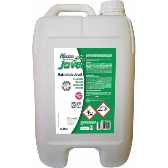 Eau De Javel à 12,5% De Concentration Active NECTRA - 58204 1 Eau De Javel à 12,5% De Concentration Active NECTRA - 58204