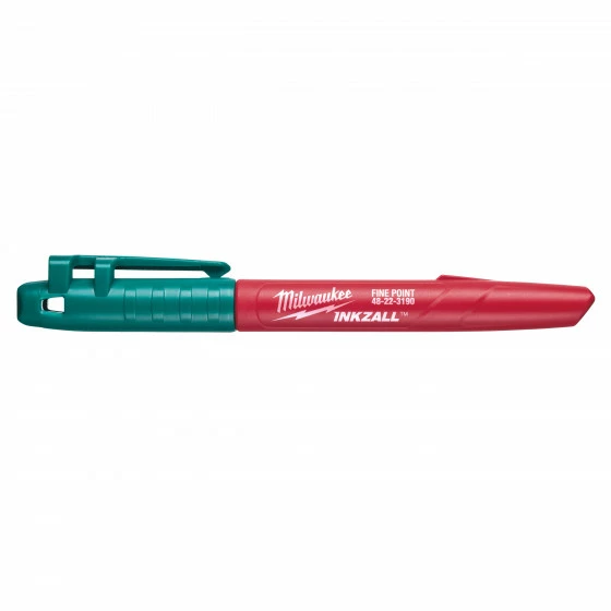 SET DE 4 MARQUEURS INKZALL NOIR, ROUGE, BLEU ET VERT MILWAUKEE - POINTE ULTRA RÉSISTANTE - 48223106 1 SET DE 4 MARQUEURS INKZALL NOIR, ROUGE, BLEU ET VERT MILWAUKEE - POINTE ULTRA RÉSISTANTE - 48223106