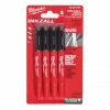 SET 4 MARQUEURS POINTE ULTRA FINE NOIRS MILWAUKEE ACCESSOIRES - 48223154 4 SET 4 MARQUEURS POINTE ULTRA FINE NOIRS MILWAUKEE ACCESSOIRES - 48223154 -SOPPEC Shop T02248223154 01 1