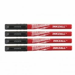 SET 4 STYLOS POINTE ULTRA FINE NOIRS MILWAUKEE ACCESSOIRES - 48223164