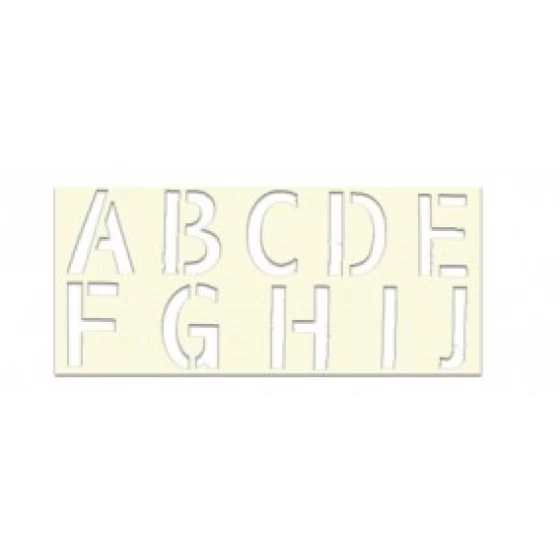 POCHOIR SOPPEC LETTRE A À J EN PVC 1MM D'ÉPAISSEUR RÉUTILISABLE -451723 1 POCHOIR SOPPEC LETTRE A À J EN PVC 1MM D'ÉPAISSEUR RÉUTILISABLE -451723