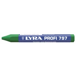 CRAIE DE MARQUAGE LYRA FORESTIÉRE VERTE À L'HUILE EN BOÎTE DE 12 - QUALITÉ PRO 797 - 4870067