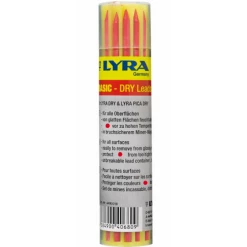 ETUI DE 12 MINES DE RECHANGE LYRA ROUGES DRY POUR MARQUEURS -DRY ET PICA DRY -4490018