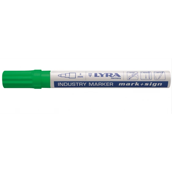 Marqueur Peinture Laquée Vert En Boite De 10 LYRA MARK + SIGN - OMYACOLOR- 4040067 1 Marqueur Peinture Laquée Vert En Boite De 10 LYRA MARK + SIGN - OMYACOLOR- 4040067