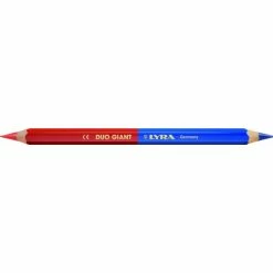 CRAYON DE MARQUAGE LYRA DUO GIANT ROUGE ET BLEU EN ÉTUI DE 12 -2930101