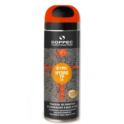 Traceur De Chantier ORANGE FLUO En Phase Aqueuse HYDRO TP SOPPEC 6 MOIS - 142216