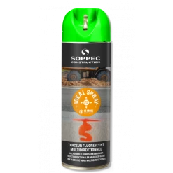 Traceur De Chantier VERT Fluo Multidirectionnel IDEAL SPRAY SOPPEC 9-12 MOIS - 141818O