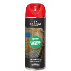 Traceur Forestier NON Fluorescent Rouge 1-2 ANS STandard MARKER SOPPEC - 131904O