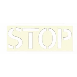 POCHOIR SOPPEC LETTRE STOP EN PVC 1MM D'ÉPAISSEUR RÉUTILISABLE -451729