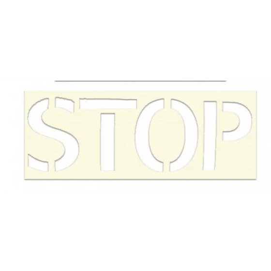 POCHOIR SOPPEC LETTRE STOP EN PVC 1MM D'ÉPAISSEUR RÉUTILISABLE -451729 1 POCHOIR SOPPEC LETTRE STOP EN PVC 1MM D'ÉPAISSEUR RÉUTILISABLE -451729