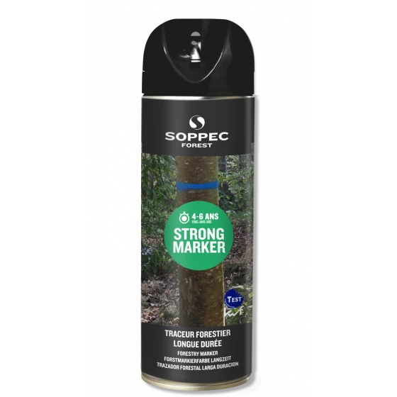 Traceur Forestier Longue Durée NON Fluorescent NOIR 4-6 ANS STRONG MARKER SOPPEC - 131703O 1 Traceur Forestier Longue Durée NON Fluorescent NOIR 4-6 ANS STRONG MARKER SOPPEC - 131703O