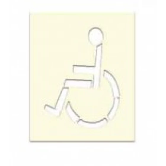 POCHOIR SOPPEC SYMBOLE HANDICAPÉ EN PVC 1MM D'ÉPAISSEUR RÉUTILISABLE -451721 1 POCHOIR SOPPEC SYMBOLE HANDICAPÉ EN PVC 1MM D'ÉPAISSEUR RÉUTILISABLE -451721