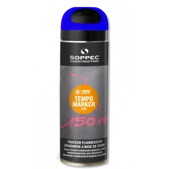 TRACEUR EVENEMENTIEL BLEU FLUO EPHEMERE 1 MOIS FLUORESCENT SOPPEC TEMPO MARKER - 141719O