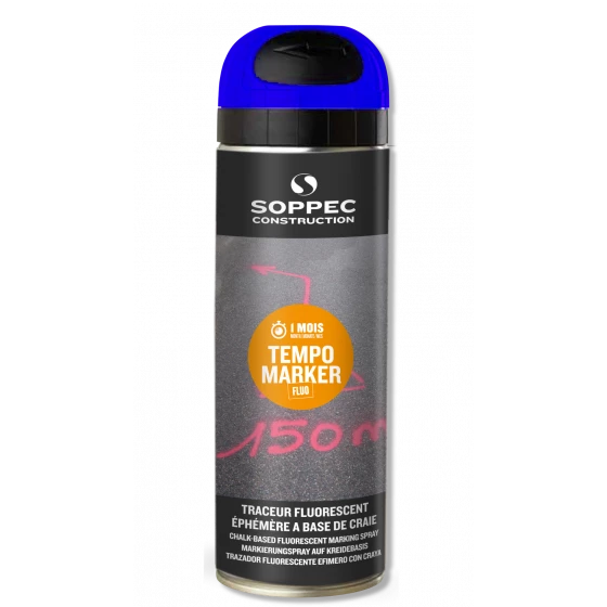 TRACEUR EVENEMENTIEL BLEU FLUO EPHEMERE 1 MOIS FLUORESCENT SOPPEC TEMPO MARKER - 141719O 1 TRACEUR EVENEMENTIEL BLEU FLUO EPHEMERE 1 MOIS FLUORESCENT SOPPEC TEMPO MARKER - 141719O
