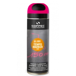 TRACEUR EVENEMENTIEL CERISE FLUO EPHEMERE 1 MOIS FLUORESCENT SOPPEC TEMPO MARKER - 141725O