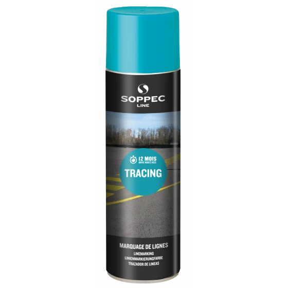 TRACEUR DE LIGNE SOPPEC POUR LE MARQUAGE BLEU TRACING 750 ML - 151801 1 TRACEUR DE LIGNE SOPPEC POUR LE MARQUAGE BLEU TRACING 750 ML - 151801