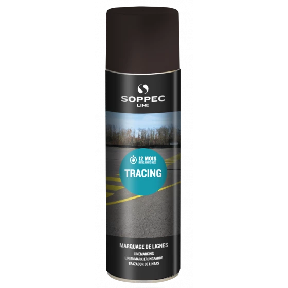 TRACEUR DE LIGNE SOPPEC POUR LE MARQUAGE NOIR TRACING 500 ML - 151603 1 TRACEUR DE LIGNE SOPPEC POUR LE MARQUAGE NOIR TRACING 500 ML - 151603