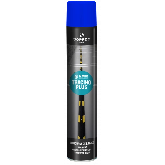 TRACEUR DE LIGNE SOPPEC POUR MARQUAGE AU SOL BLEU TRACING PLUS 750 ML-151701 1 TRACEUR DE LIGNE SOPPEC POUR MARQUAGE AU SOL BLEU TRACING PLUS 750 ML-151701