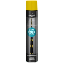 TRACEUR DE LIGNE SOPPEC POUR MARQUAGE AU SOL JAUNE TRACING PLUS 750 ML-151702