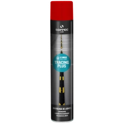 TRACEUR DE LIGNE SOPPEC POUR MARQUAGE AU SOL ROUGE TRACING PLUS 750 ML-151704