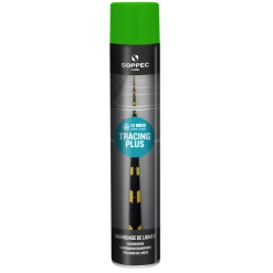 TRACEUR DE LIGNE SOPPEC POUR MARQUAGE AU SOL VERT TRACING PLUS 750 ML-151705