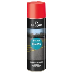 TRACEUR DE LIGNE SOPPEC POUR LE MARQUAGE ROUGE TRACING 750 ML -151804