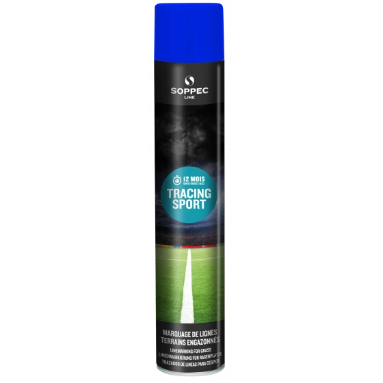 PEINTURE DE TRAÇAGE SOPPEC BLEU POUR TERRAIN GAZONNEUX TRACING SPORT-151801SPO 1 PEINTURE DE TRAÇAGE SOPPEC BLEU POUR TERRAIN GAZONNEUX TRACING SPORT-151801SPO